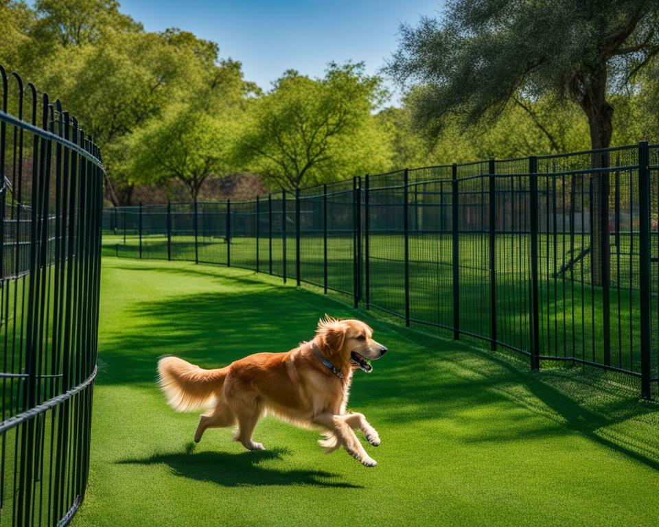 Dog Enjoying Amelia Earhart Bark Park