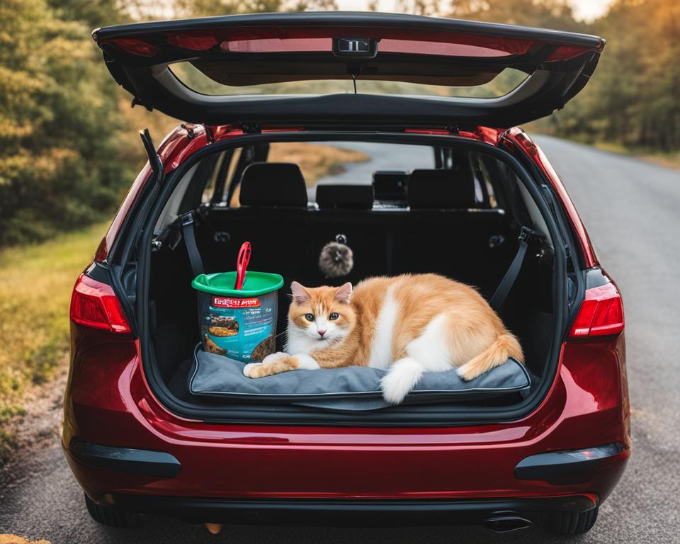 Essential cat travel supplies