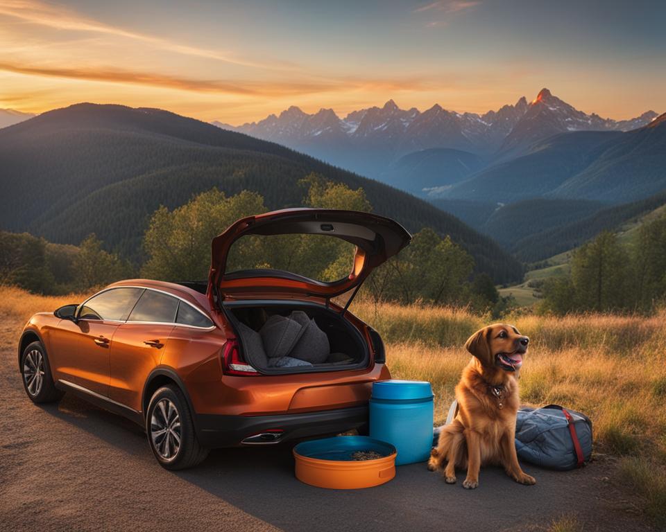 Packing for dog-friendly car trips