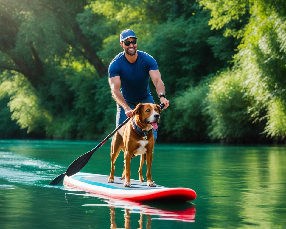 Paddleboarding with Dogs