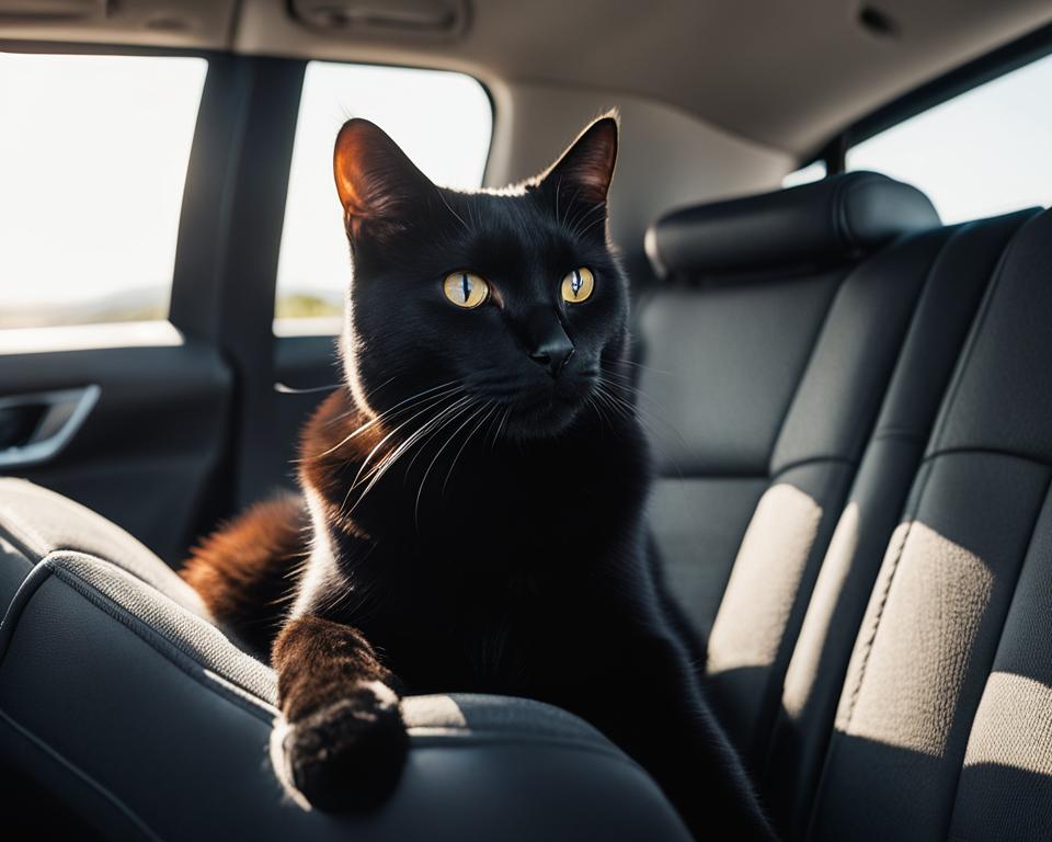 Travelling with cats in car