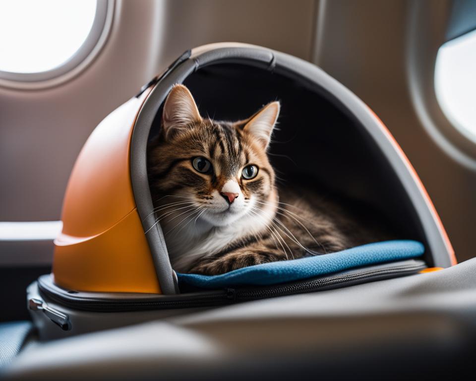 Travelling with cats on plane