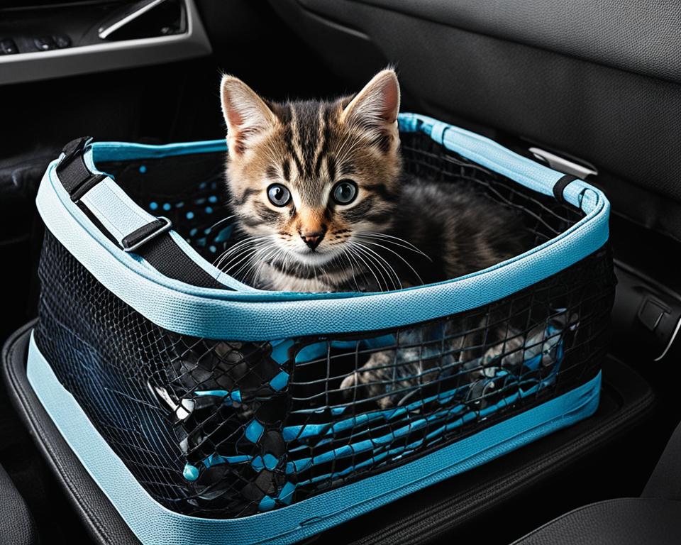 best practices for traveling with kittens in a car