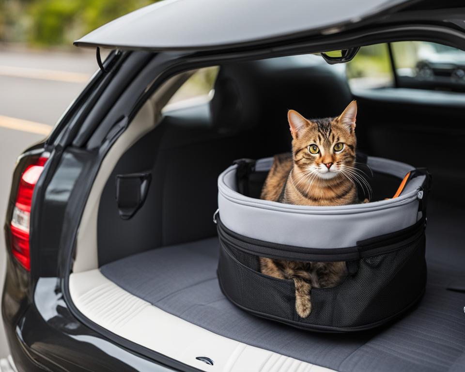 how to keep cats calm in the car