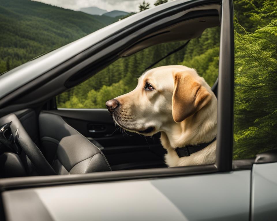 traveling with dog by car