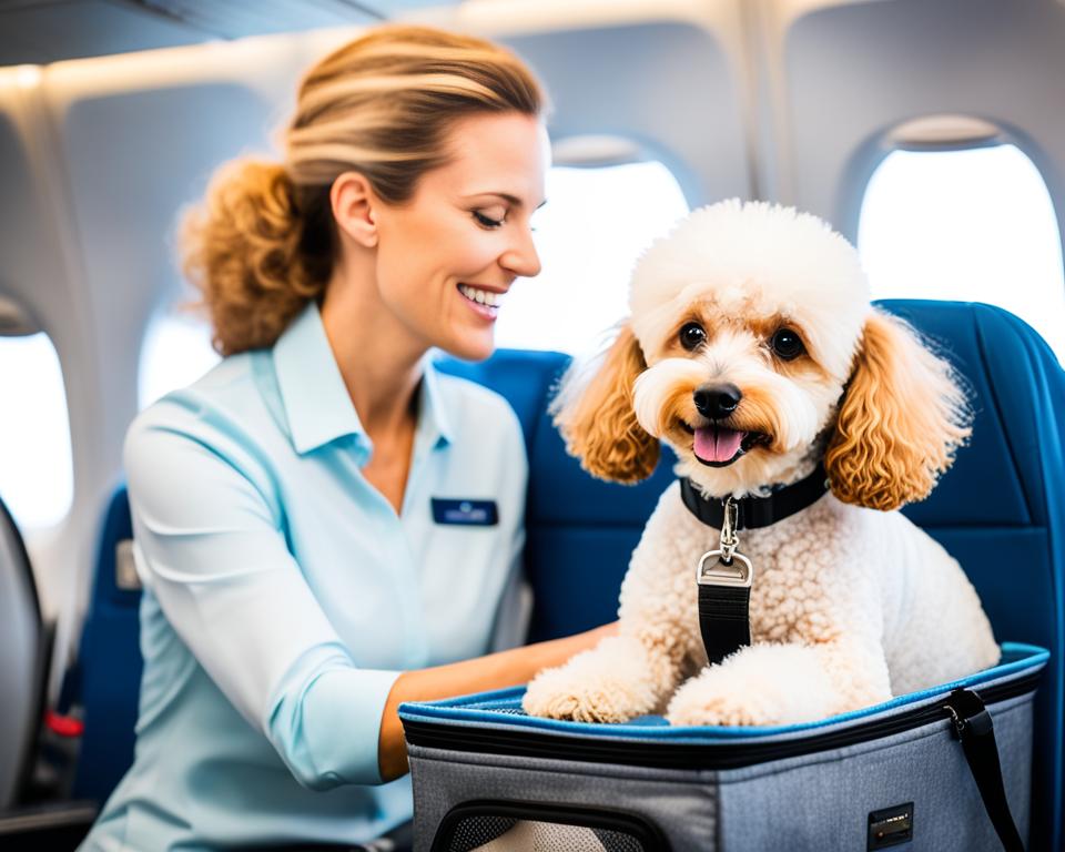 Safe travel for dogs on planes