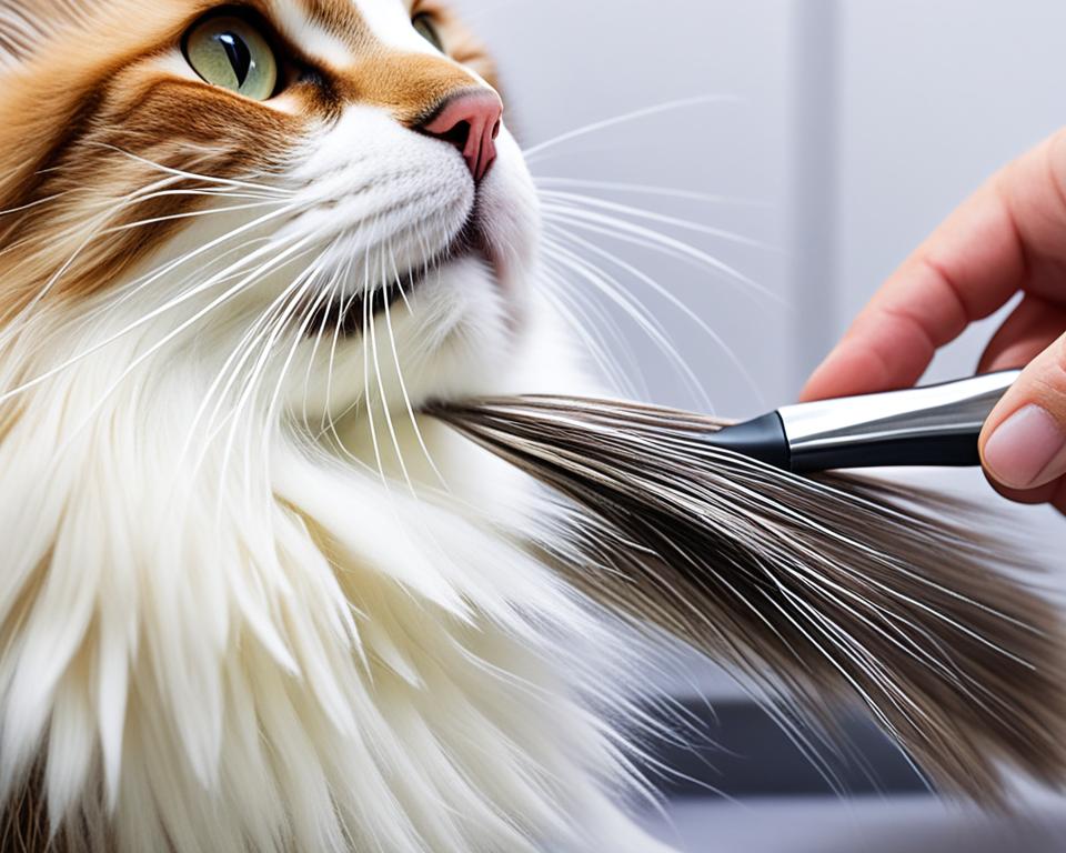 Brushing cat fur techniques