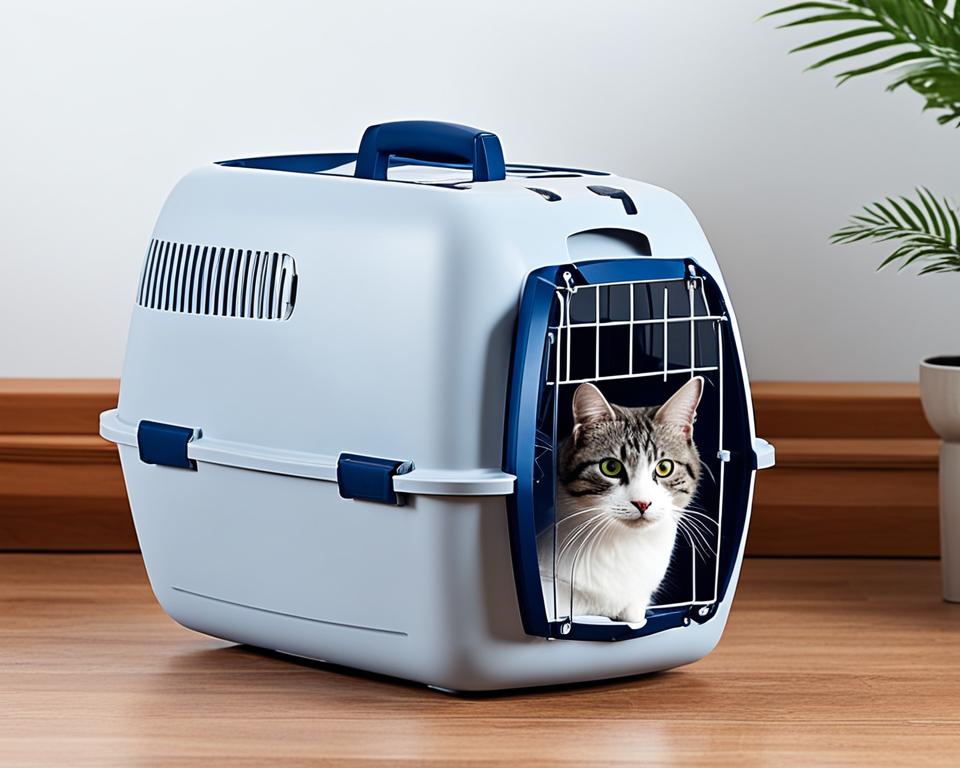 Hard plastic cat carrier