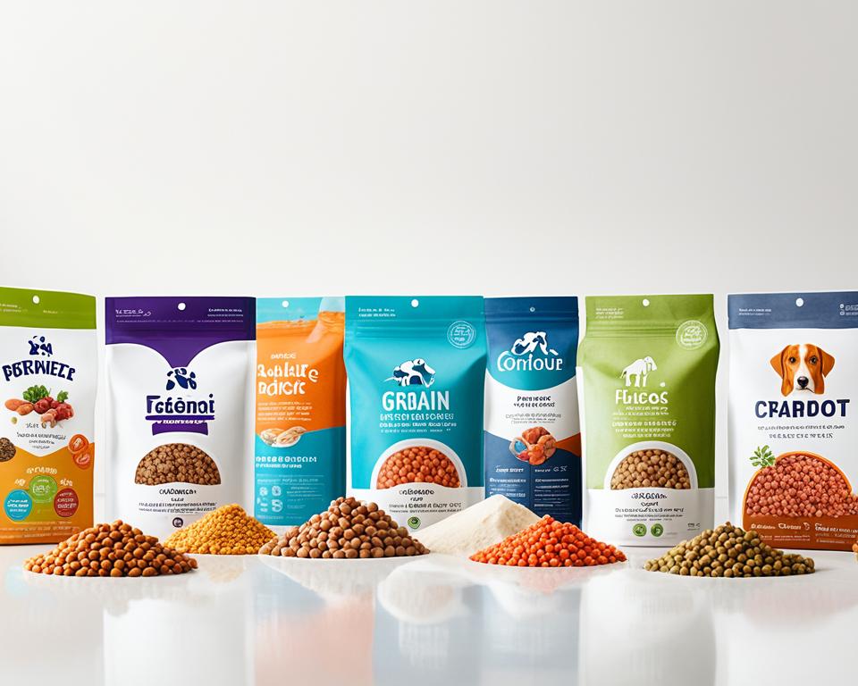 Pet food selection