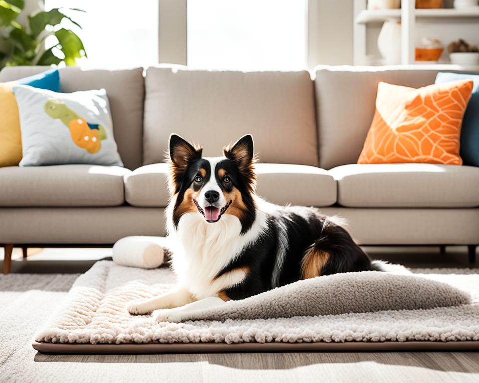 Pet-friendly fabrics in creature-welcoming residences