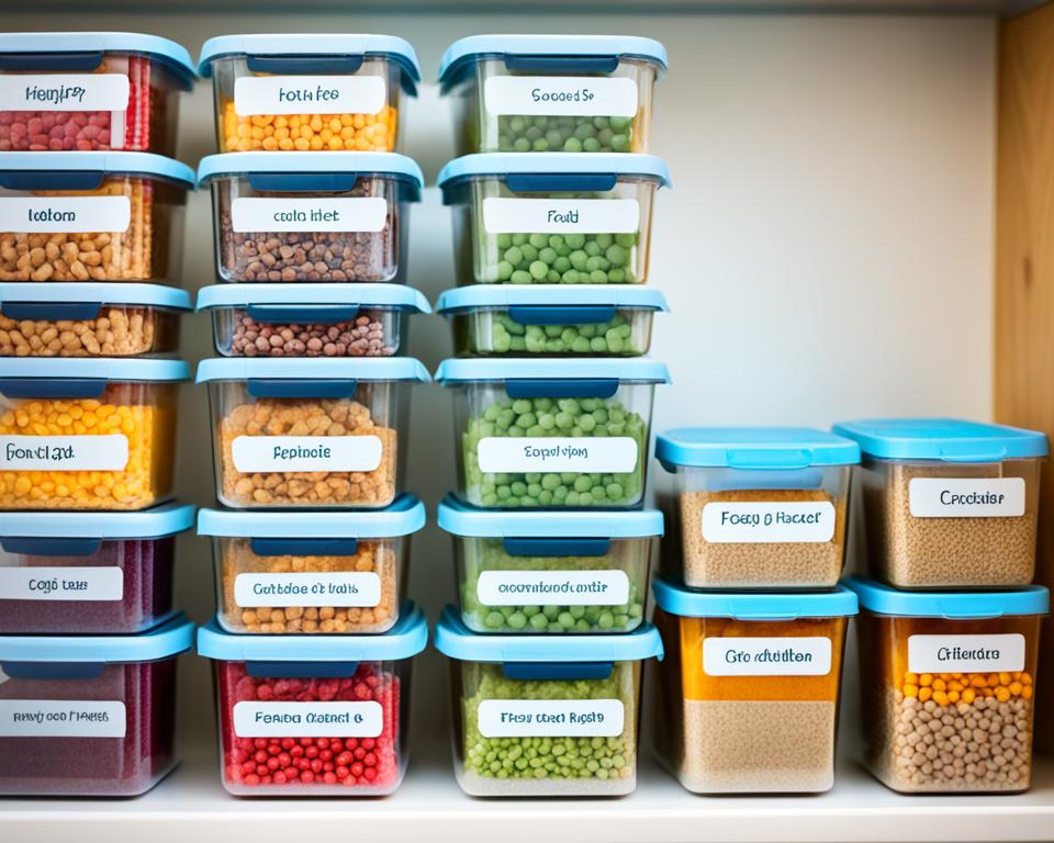 Pet meal prep storage containers