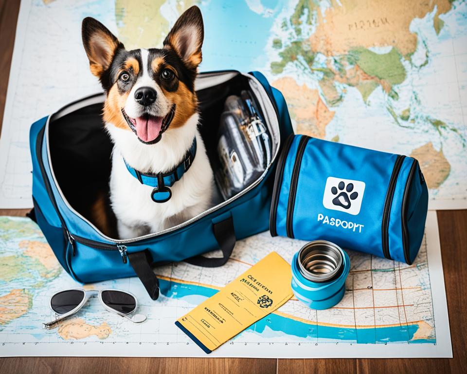 Pet travel essentials