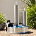 PetSafe Seaside Stainless Cat & Dog Fountain