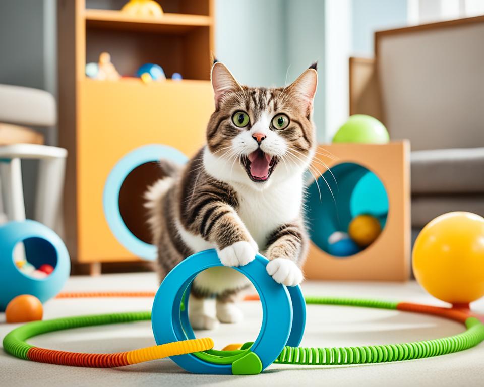 Self-play cat toys
