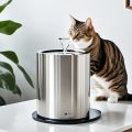 Veken Innovation Stainless Steel Cat Water Fountain