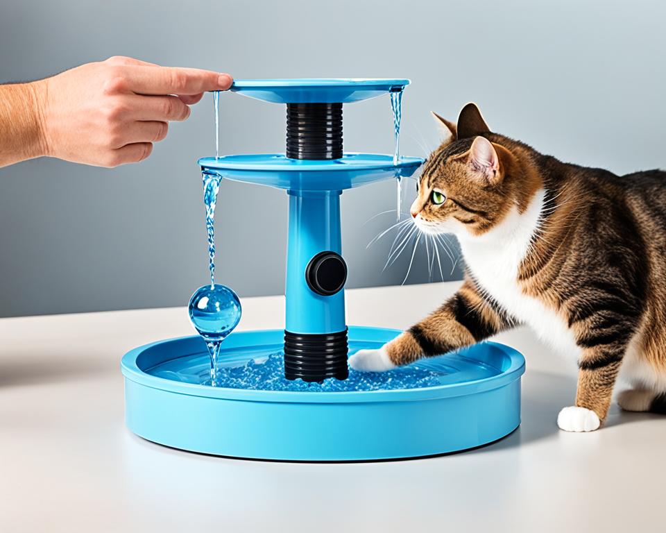 Wonder Creature Cat Water Fountain assembly