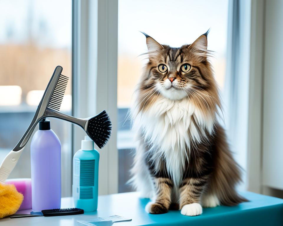 long-haired cat care