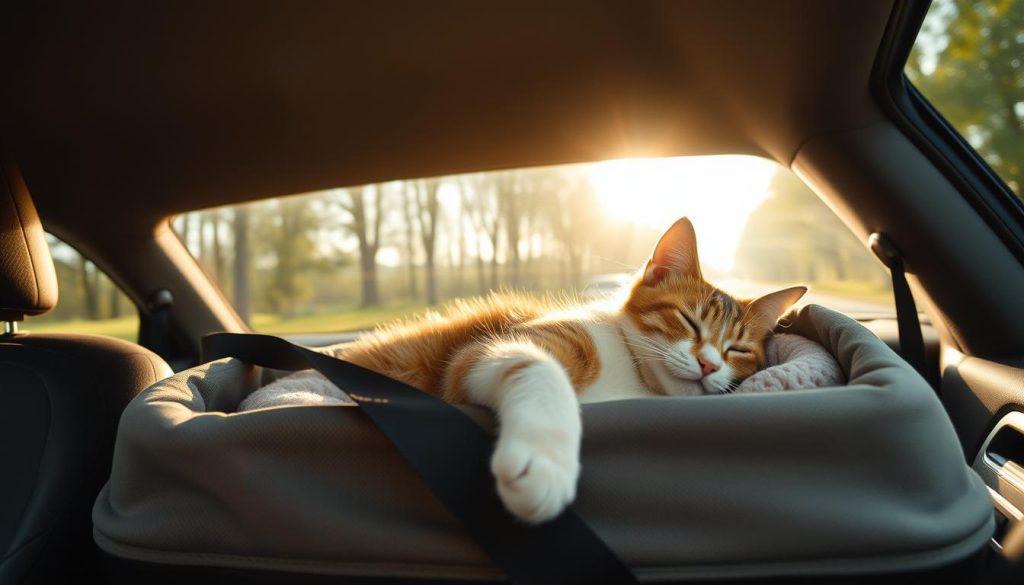 getting cats comfortable in carriers