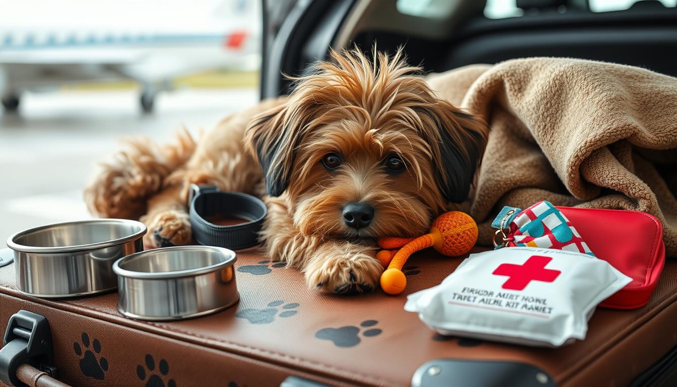 pet travel packing list