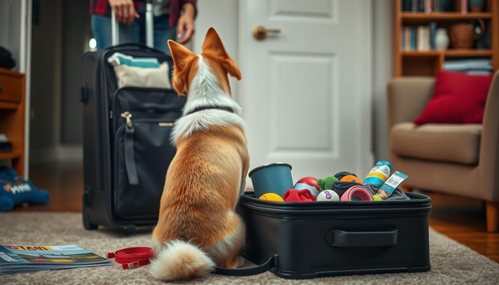 preparing dogs for travel