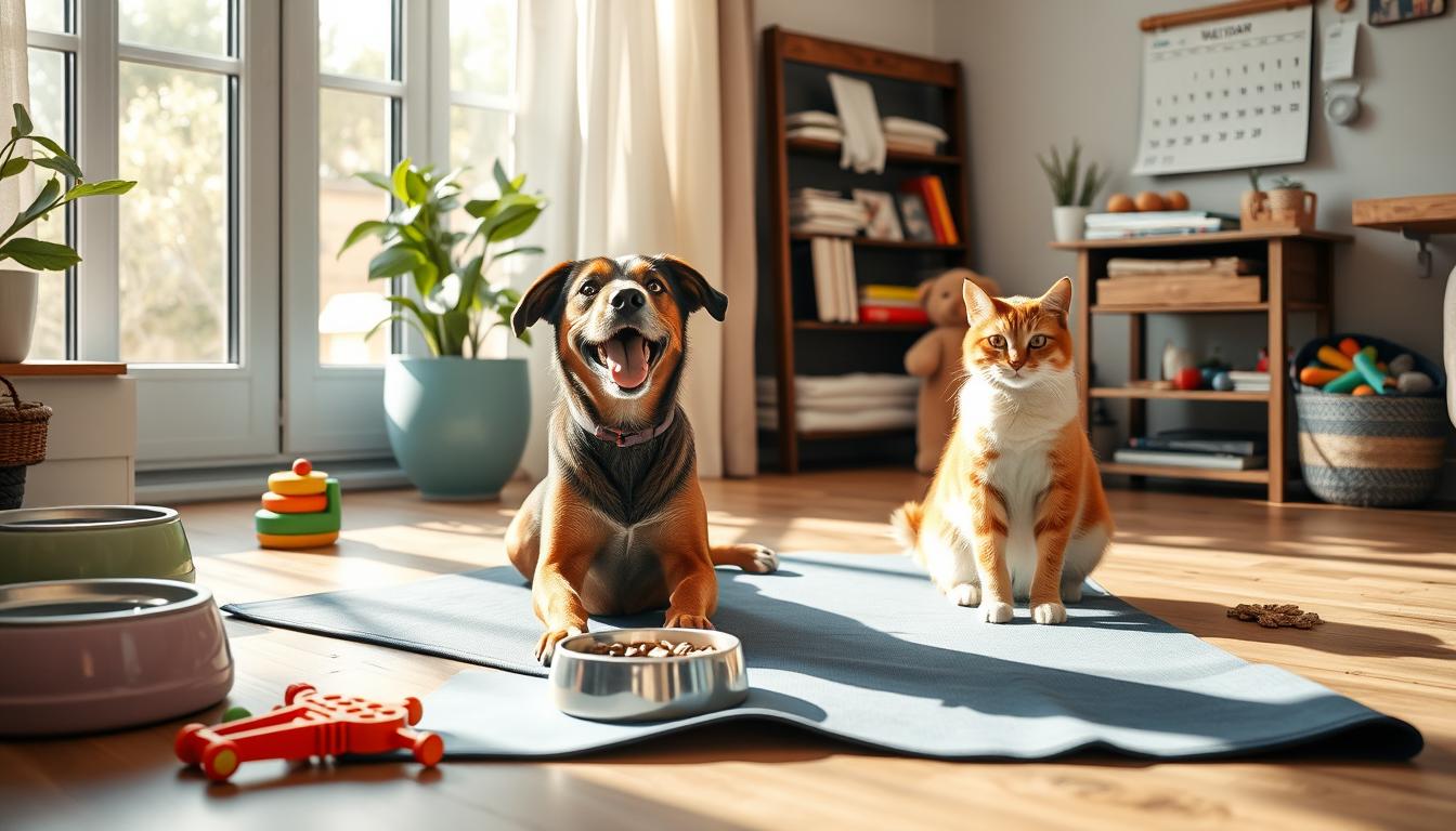 Pet wellness routine