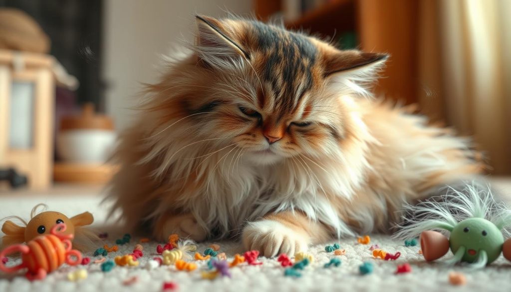 cat hairball causes