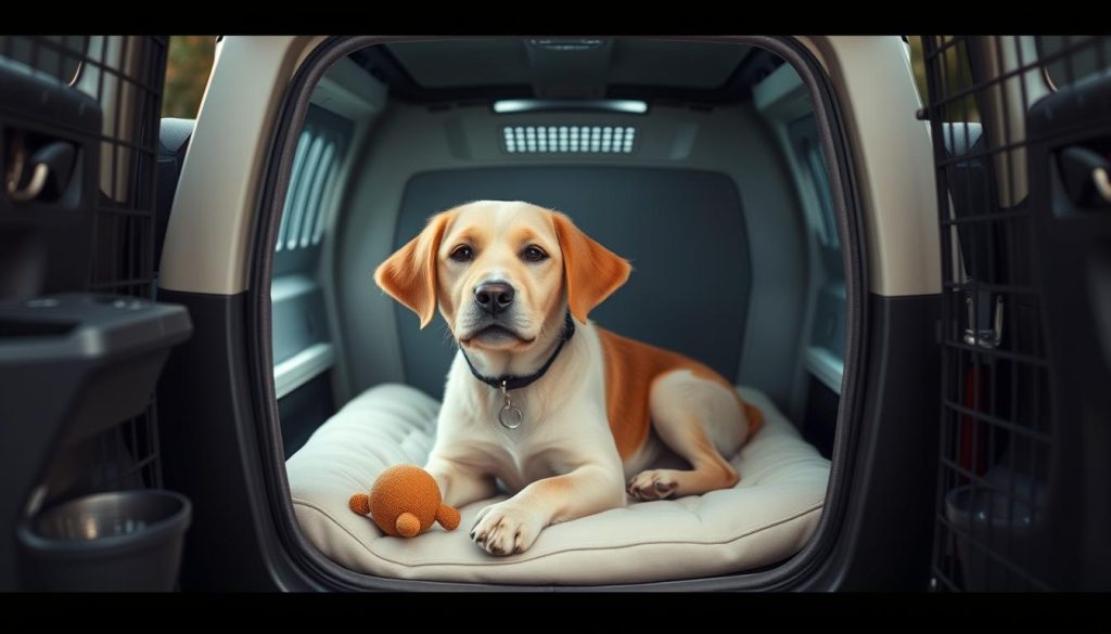 comfortable dog crate