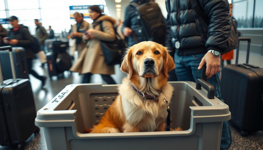 flying with pets through TSA