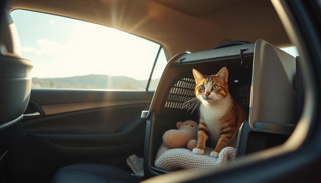 making cat travel comfortable