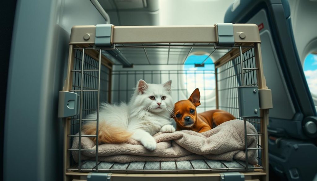 pet crate training for flights
