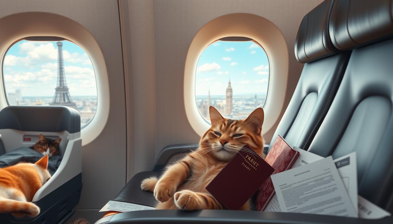 traveling abroad with cats