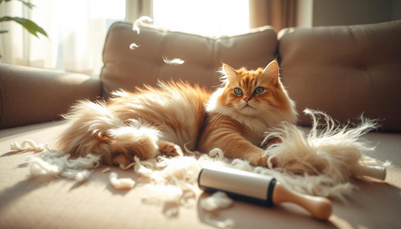 Cat shedding control