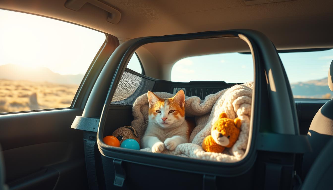 Cat travel anxiety