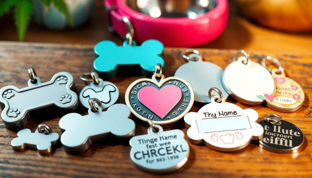 Customizable pet ID tags