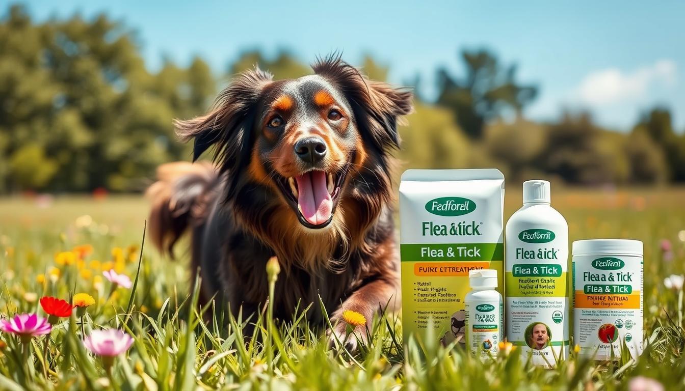 Dog flea and tick treatment