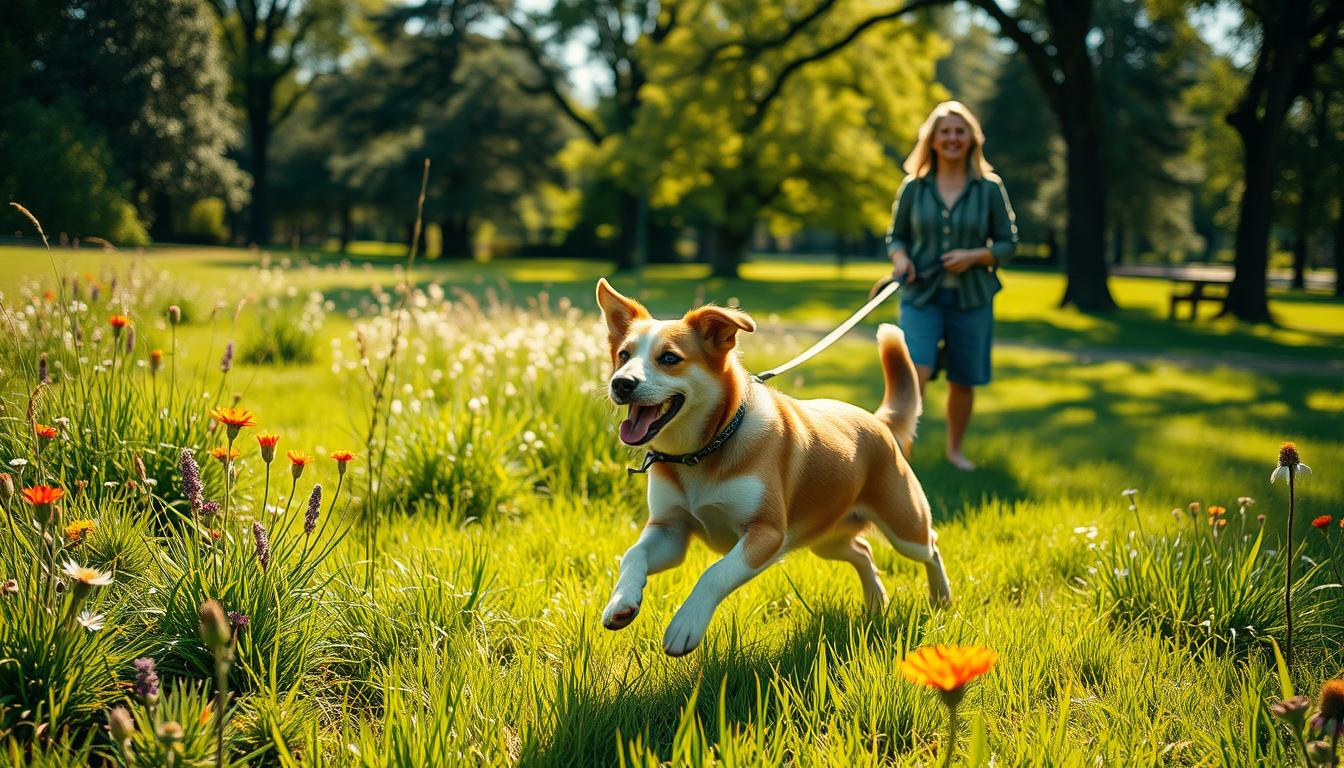 Dog off-leash training