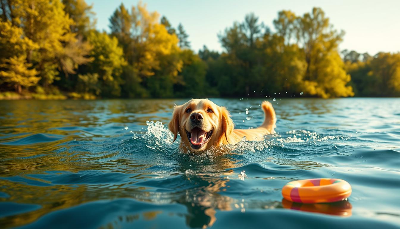 Dog swimming safety