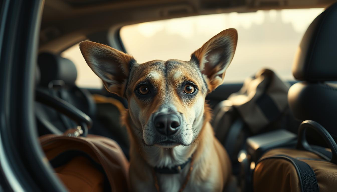 Dog travel anxiety