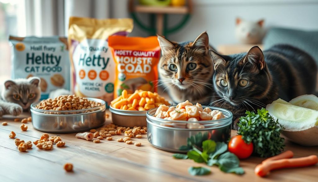 Healthy cat food