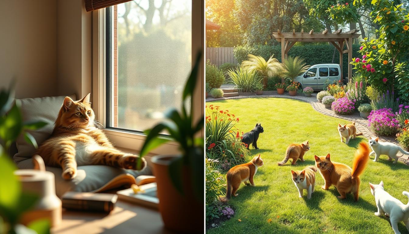 Indoor vs. outdoor cats