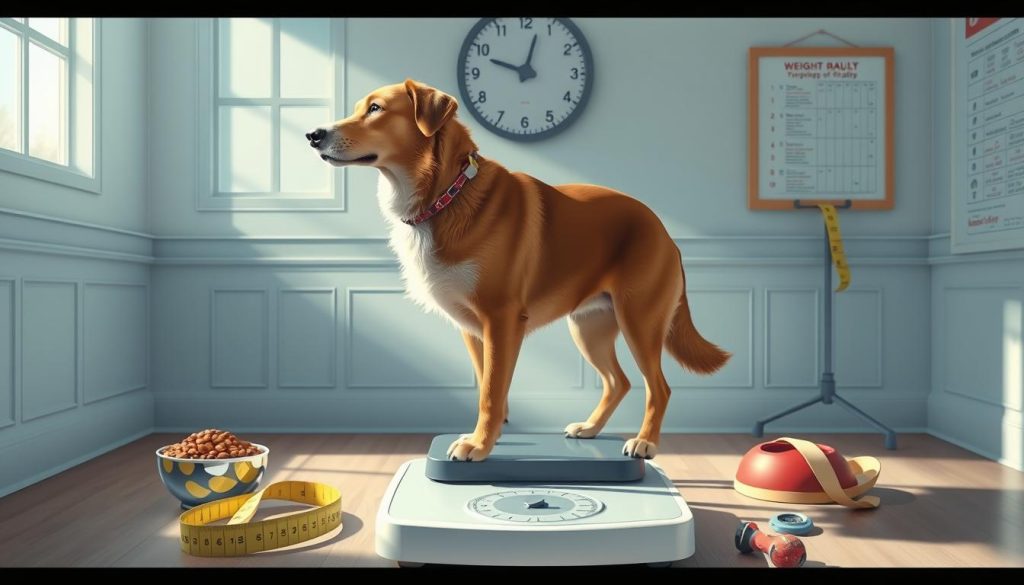 calculating dog weight