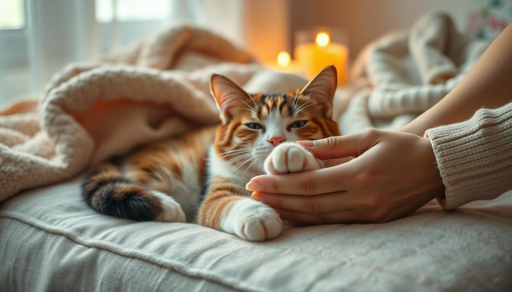 calming cats for nail trims