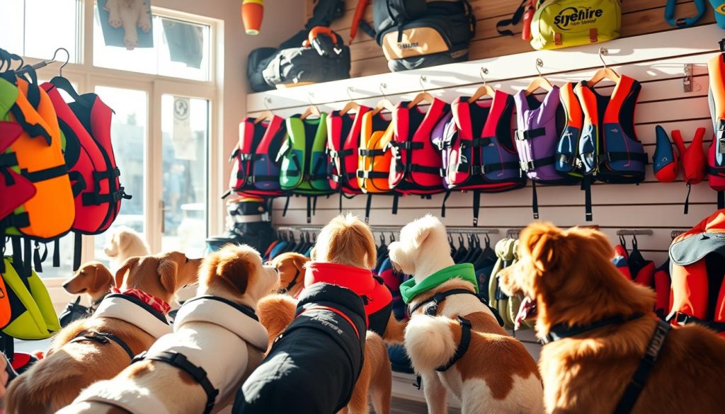 choosing dog life jacket