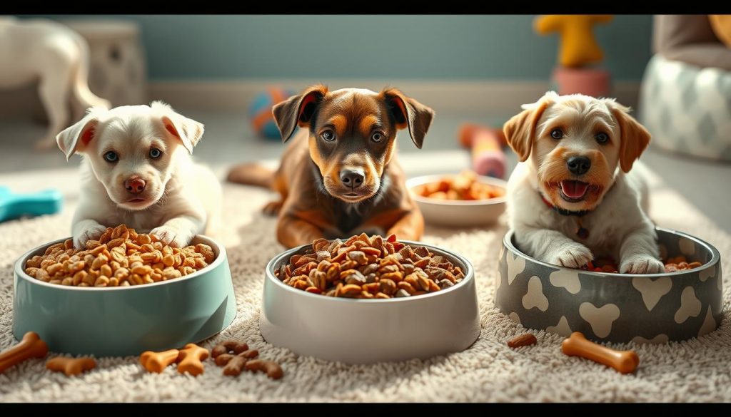 dog food for different life stages