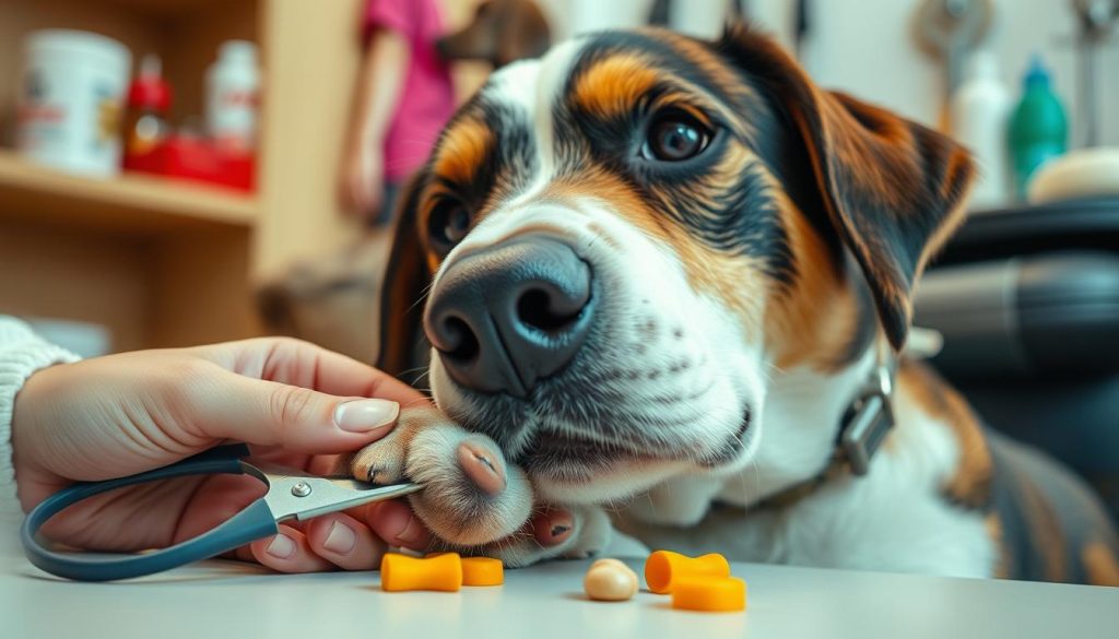dog nail trimming