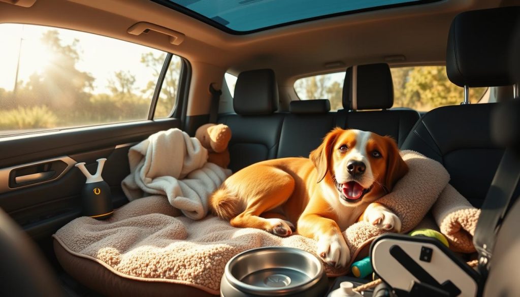 dog travel comfort