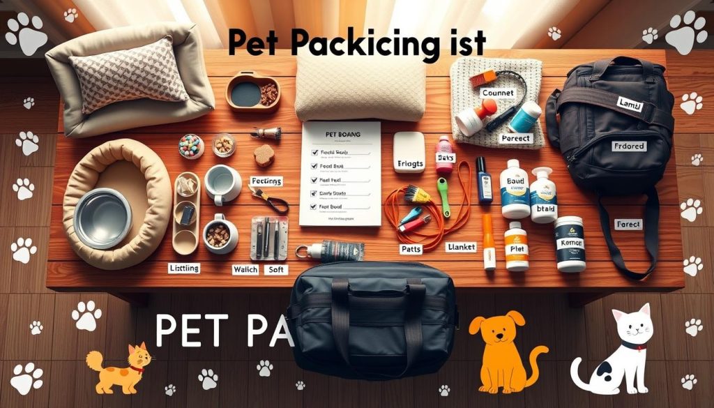 pet boarding packing list