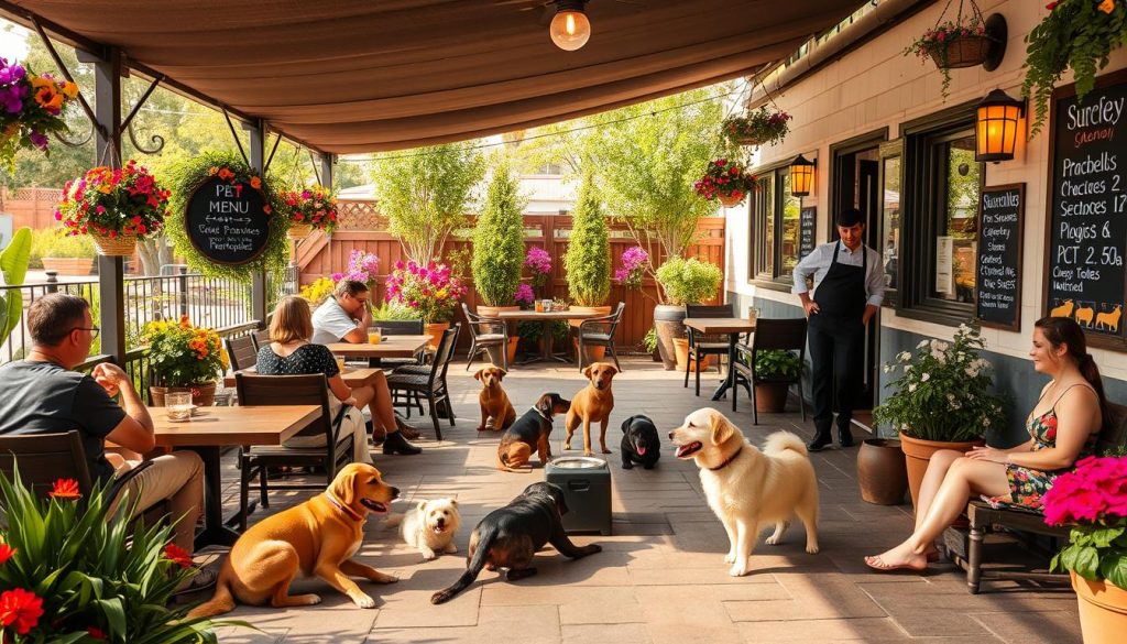 pet-friendly restaurant amenities