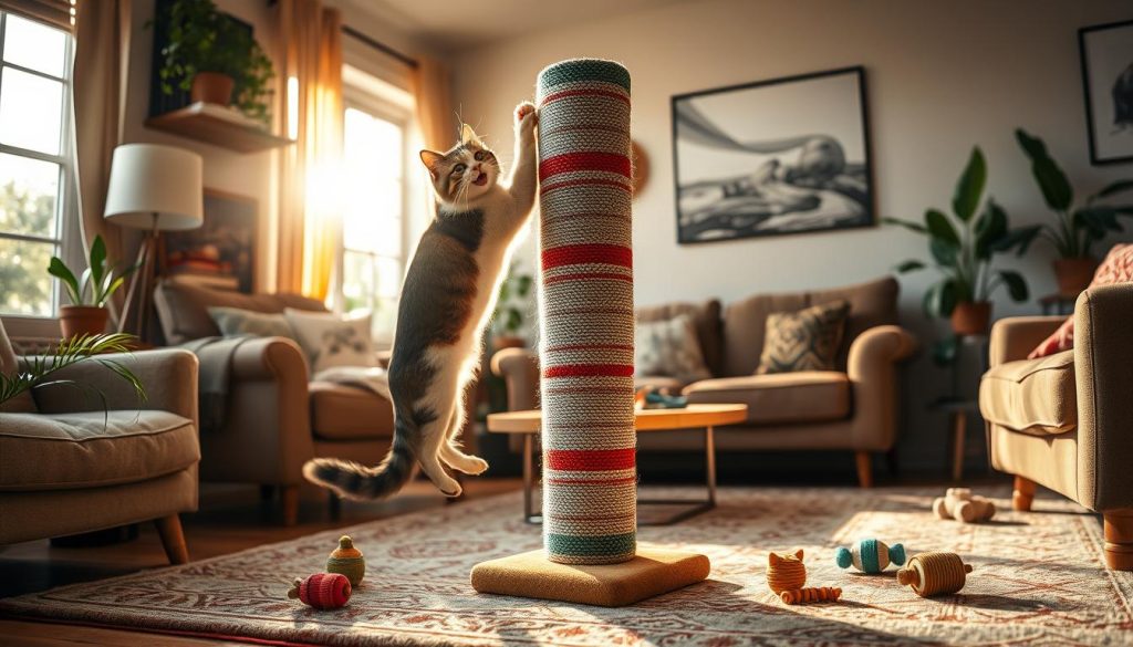 training cats to use scratching posts