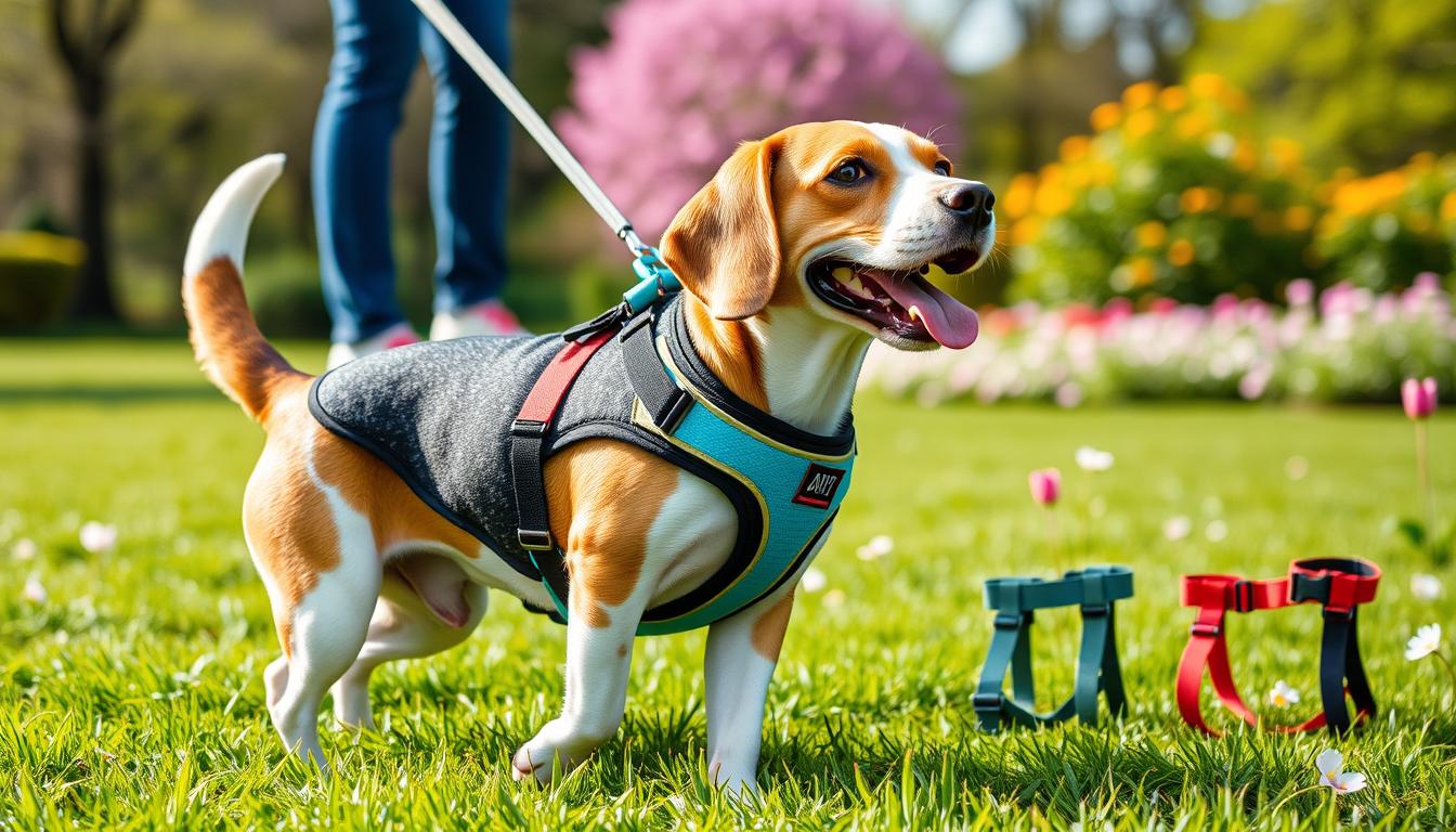 Beagle walking harness